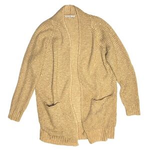 Beige Knitted Cardigan Size M
